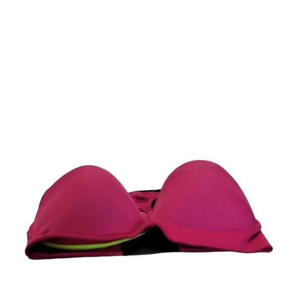 Nike Pro Rival Bra Dri Fit Sport Bra US 34E Pink - Picture 4 of 6